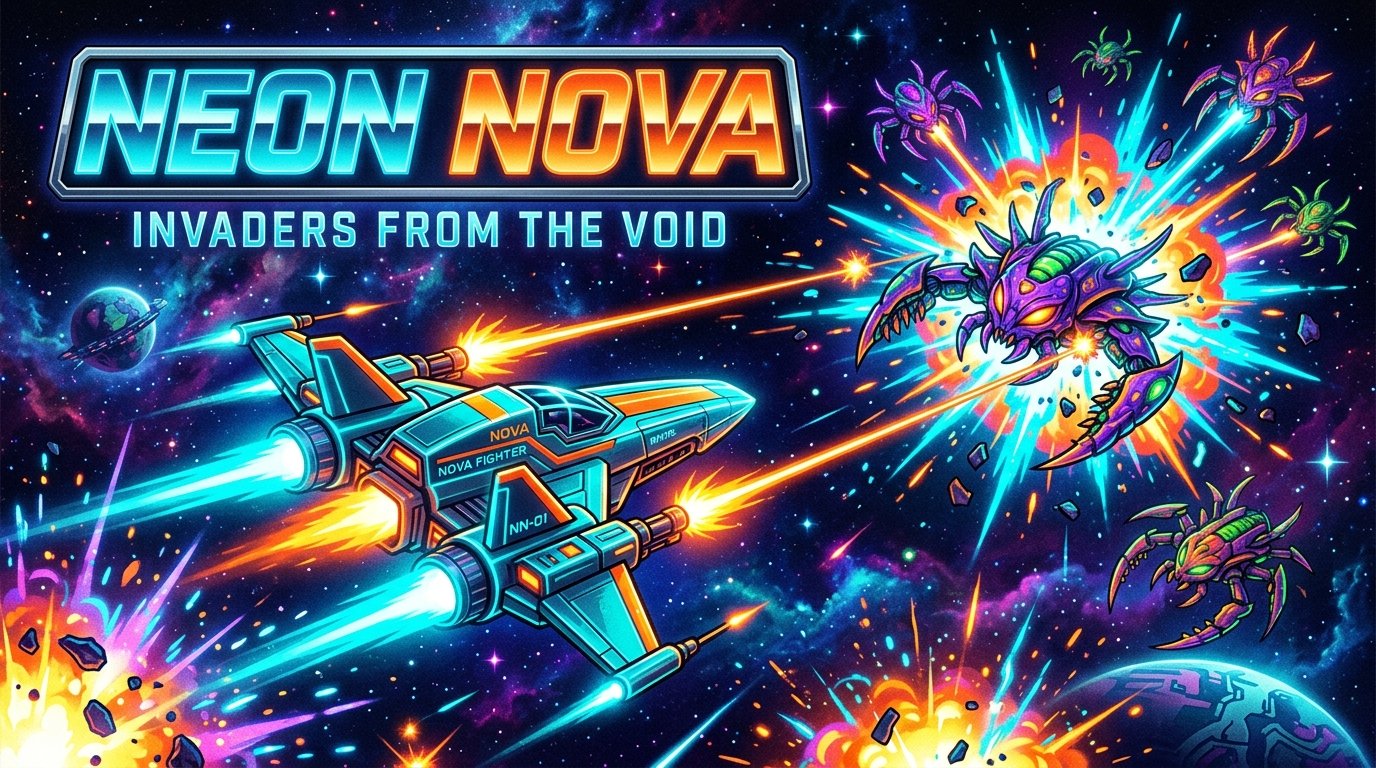 Cyber Galaxy Blaster — HTML5 Retro Arcade Space Shooter